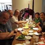 Dinner in Beijing with Shifu Wei and Kung Fu Brothers